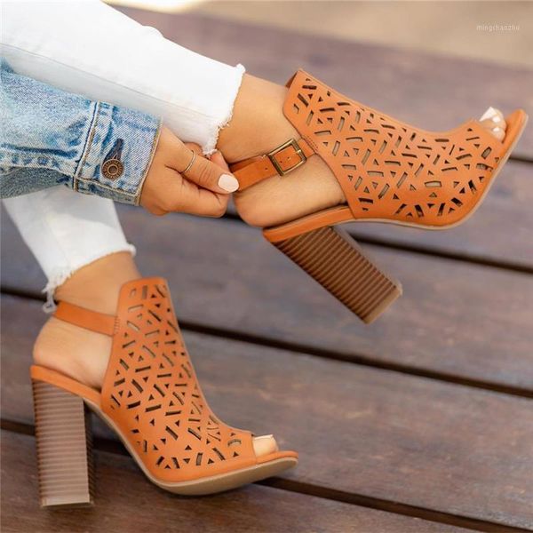 

dress shoes enplei spring autumn women sandals gladiator high heels strap pumps buckle fashion ladies party size 34-431, Black