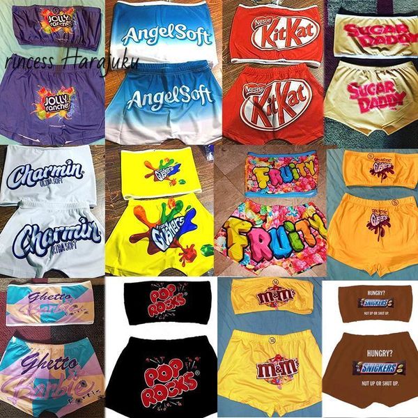 

2020 tube новых женщин sexy top set party candy мини шорты фитнес push up multicolor симпатичные шорты лето harajuku короткие моды, White;black