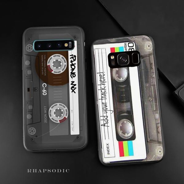 

vintage audio retro cassette кожи имиджевый чехол для samsung galaxy s8 s9 s10 s10e примечание 8 9 10 plus shell обложка wmtfin yyysports