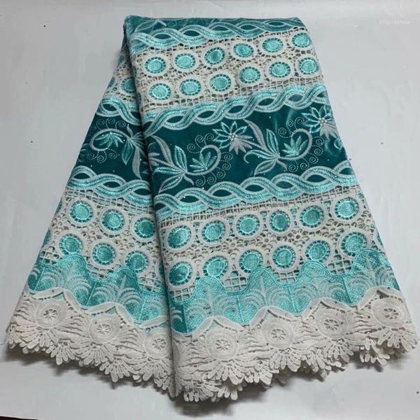 

very soft blue velvet latest african cord lace fabrics 2020 nigerian lace fabric for wedding african fabric1, Pink;blue