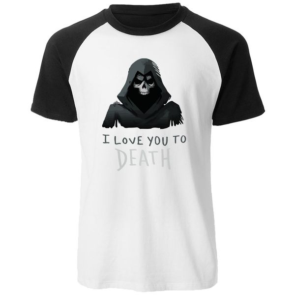 

sport i love you to death print t-shirt men raglan short sleeve summer cotton t shirts hip hop tee shirt mens harajuku casual