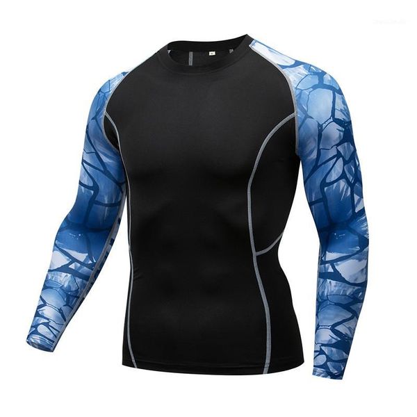 

running jerseys men's t-shirts compression t-shirt, t-shirt for running, sport, gym training sets, sportswear1, Black;blue