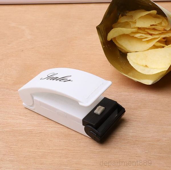 

mini heat sealing machine packing plastic bag impulse sealer seal portable travel hand pressure food saver owb2811