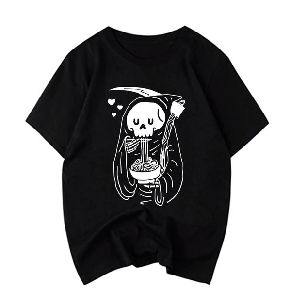

ramen reaper funny summer aesthetic fashion printed tshirt casual short sleeve tees streetwear hooded sweatshirt hoodie men t shirt