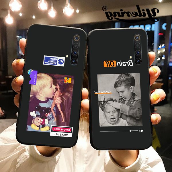 

смешные мальчиков телефон для oppo c3 c2 c11 q мягкий fundas realme 5 6 pro x50 xt x x2 3 shell обложка чехол