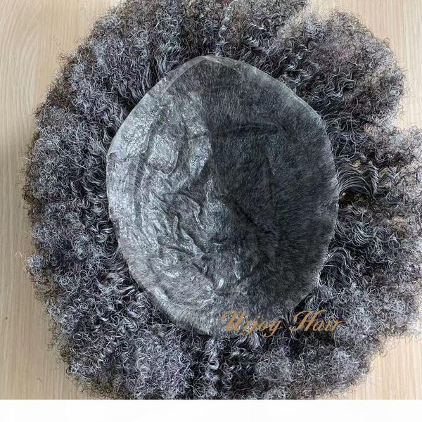 

#1b50 hair toupee for men pu base 8*10 indian hair style natural hairline invisible custom toupee for black men