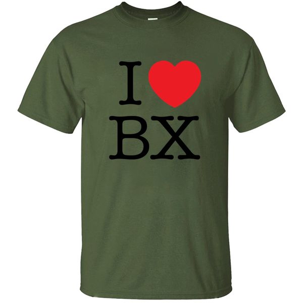 

summer printed i love the bronx comic famous female 100% cotton men camisas short sleeve hoodie designers t shirts sweatshirt