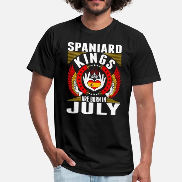 

spaniard kings are born in july t shirt comic kawaii sports tracksuit hoodie sweatshirt