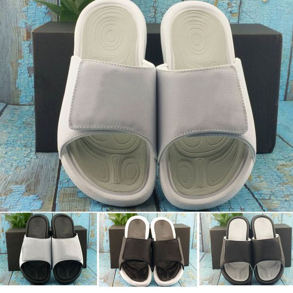 

2021 wholesale hydro 6 bg beach for men women basketball sandal basketball slipper, White;red