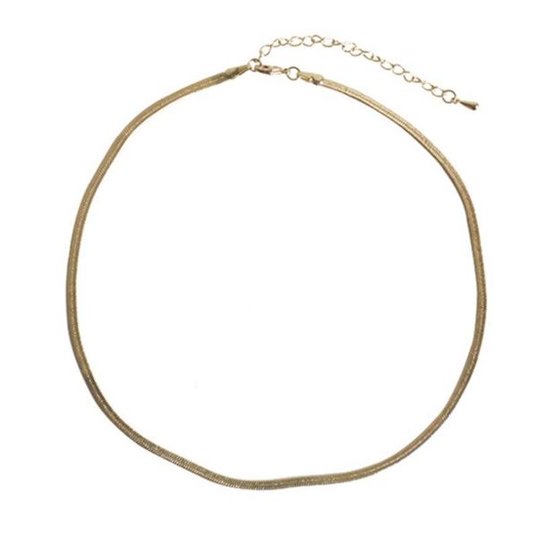 

Individual Short Design Necklace Street Cool Fashion Clavicle Necklaces Snake Choker Necklace Chain Jewelry Accessories, Silver
