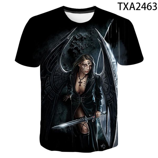 

gothic boy girl printed cool 3d print shirts hentai humor aesthetic men clothing