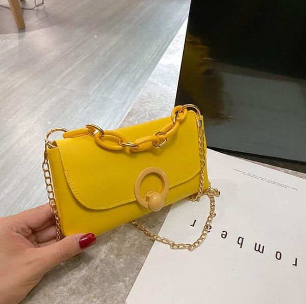 

2020 женская мода сумки кошелек цепи сумки на ремне plain crossbody малый закрылков девушка joker сумка
