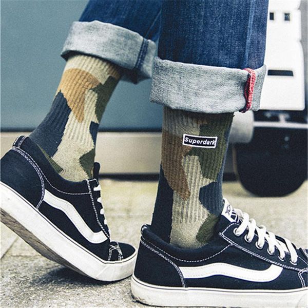 

mens christmas socks gogh gifts for men cool cotton crew socks mens fashion1, Black