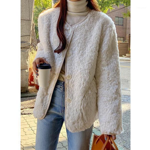 

woolen cloth coat of new fund of 2020 autumn winters is han edition little japanese thickening long boom in temperament1, Black