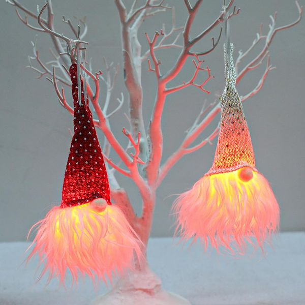 

симпатичная кукла gnome led светло-кулон рождественская елка оконная дверь висит орнамент рождественские атмосферы милый гнома sqcgjb