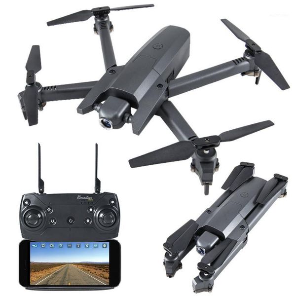 

gw106 rc drone with camera 720p wifi fpv altitude hold app control gps foldable rc quadcopter drone for beginner with 3 battery1