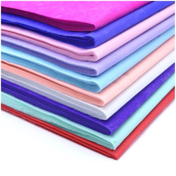 

40sheets/lot 50*50cm colored wrapping paper for diy wedding flower decor fruit packing gift packing cott bbywlg