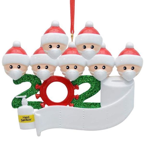 Portachiavi con ciondolo pupazzo di neve in resina con personalità del commercio estero 1-7 Ornamento natalizio