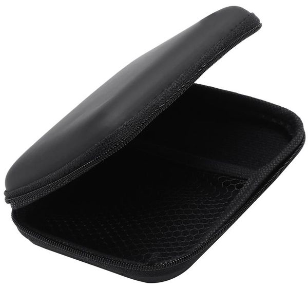 

portable hard disk drive shockproof zipper cover bag case 2.5" hdd bag hardcase black