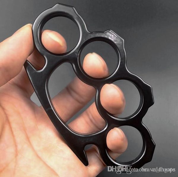 

emergency safety hammer car window glass breaker four finger brass knuckle 132g life-saving tools self defence gadgets25