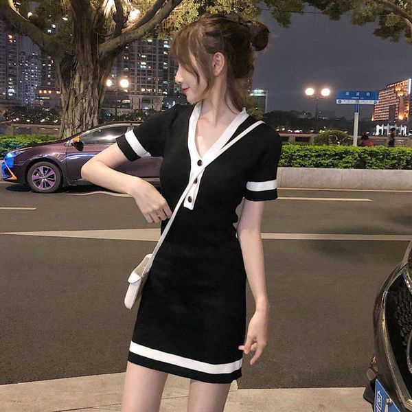 

90401 super fairy high waisted wind hepburn heart machine small black zhixun french minority dress zixia yamamoto, Black;gray