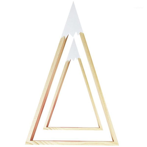 

bathroom shelves 2 pieces / set baby room wall wooden snow mountain shelf children decoration creative toy books storage rack white1