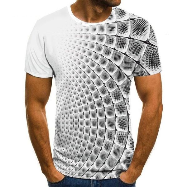 

summer new multiple colour 3d graphics print t shirt male female personalized fashion streetwear casual shirt, White;black
