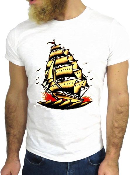 

2019 new men t-shirt loose clothes galleon ocean sea fashion enjoy colors great t shirt sport hooded sweatshirt hoodie