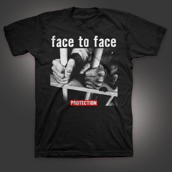 

face to face prison bars tee black t shirt brand new 2017 new brand new t shirt fashion t shirts sport hooded sweatshirt hoodie