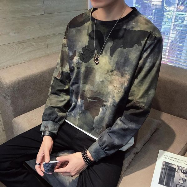 

men's hoodies & sweatshirts hip hop camouflage men sweatshirt mens 2021 autumn casual pullover sweats hoodie male fashion skateboards s, Black