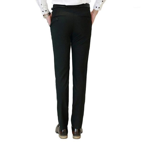 

jinxuanya men's suit trousers /male high-grade pure color slim fit business suit pants/male high-end leisure thin leg pants1, White;black
