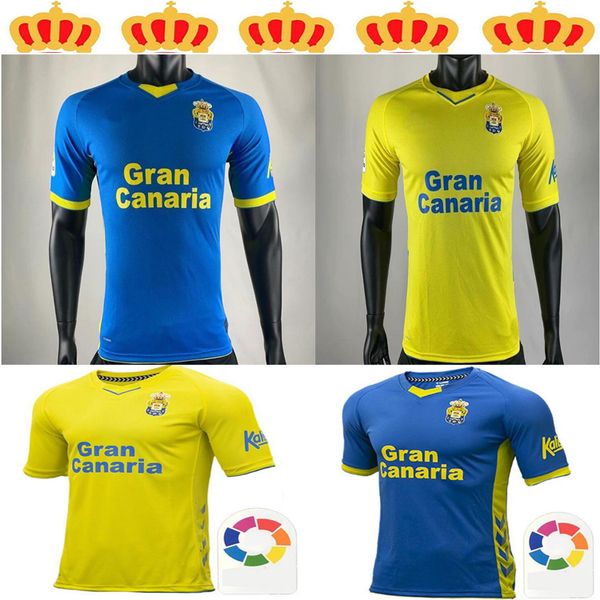 

20/21  ud las palmas soccer jerseys 2021 home rober á. lemos araujo rodrygo short sleeve football shirt, Black;yellow