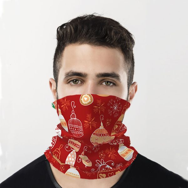 

cycling new hiking zvnew pattern print christmas outdoor turban ride men and women sports seamless mask headwear mscara #lr4