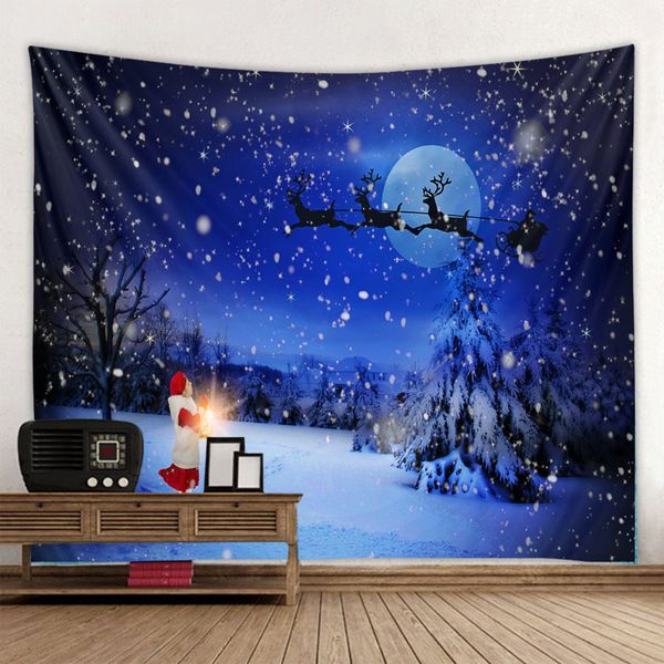

christmas reindeer tapestry bohemian wall hanging dream hanging cloth mandala printed tapestry living room bedroom home decor