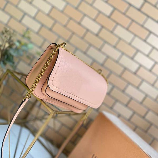 

new style shoulder bag classic female bag lady designer messenger metal buckle leather lady chain shoulder bag wallet m57072 57073