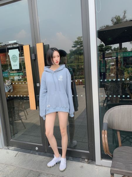 

winter new crosin haze blue correct version cross pullover couple's sweater coat, Black