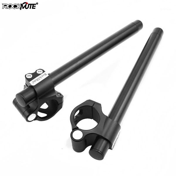

motorcycle 50mm fork tube clip on handlebar for mv agusta f3 675/800 2012-2016 split handle bar 22mm 7/8 inch diameter black1