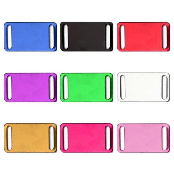 

20pcs/lot personalzied slide-on dog id tags collar accessories engraved pet puppy cat name tag custom aluminum dog tags wmttib