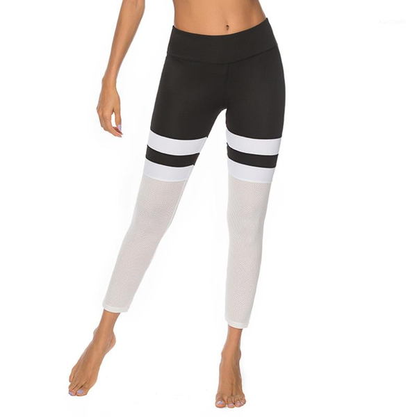

yoga outfits spring fashion cropped pants fitness exercise running perspiration1, White;red
