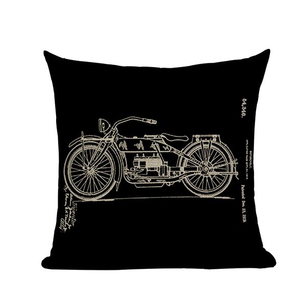 

vintage decorative cushion covers black bolster pillowcases for pillow camera guitar custom sofa pillows cushions
