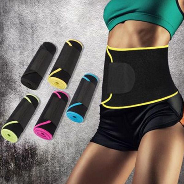 

waist support women adjustable fitness belt warm back lumbar slimming molle breathable sweat beltÂ sweat corset, Black;gray