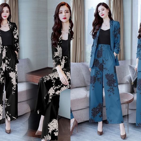 

xji0q женская долго ветровка 2020 новая мода женские осенние брюки широкую ногу штаны широкую ногу печатных coatwindbreaker coattwo цельный, Gray