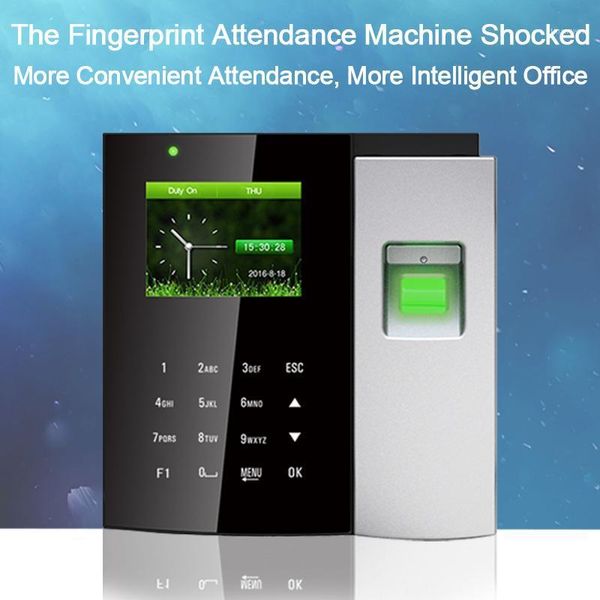 

fingerprint access control biometric attendance system tcp ip usb time employee clock recorder reader machine1