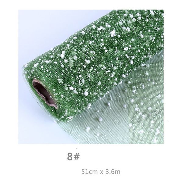 

snowflake gauze yarn wrapping 50cm*4 yard decorative flower gift packaging paper handmade diy scrapbook materials 8 nt46p