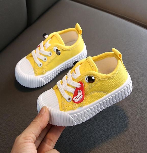 

2020 весна новые детские холст обувь девочки кроссовки дышащая весна мода детская обувь для мальчиков повседневная спортивная обувь студент, Black