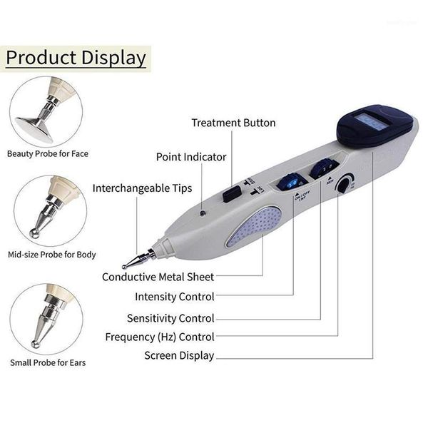 

electric massagers leawell st acupuncture pen meridian energy pain relief point detector device massage health products laser therapy1