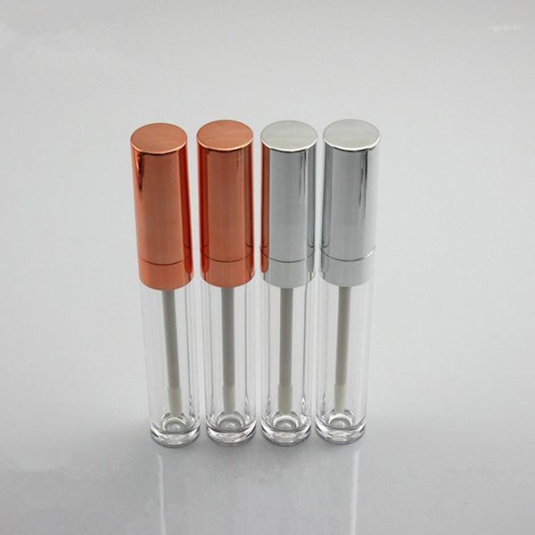 

wholesale 6ml lipgloss tube/bottles empty lip gloss tubes packaging lipgloss containers makeup refillable bottles rose gold lid1