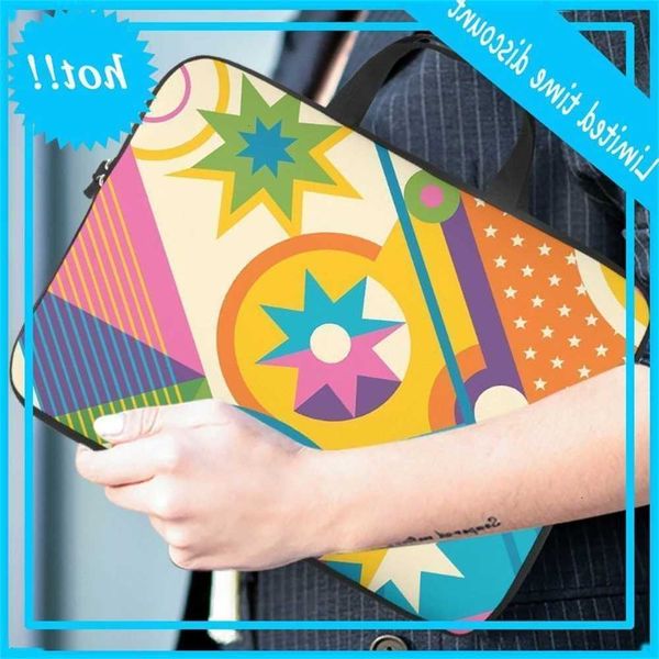 

colorful geometry abstract art sleeve stylish 3d computer mouthing slender neoprene lapmounting miscellaneous matters for