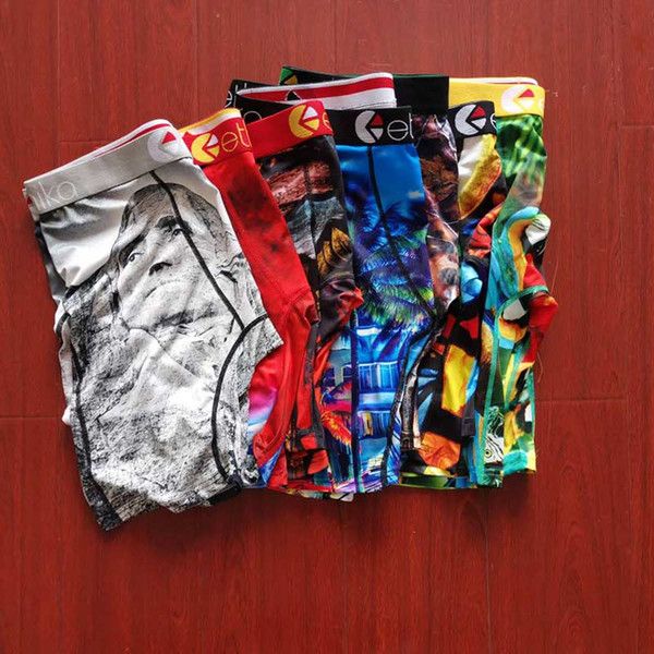 

random styles new man boxer shorts underpants ethika soft comfortable fashion elastic quick dry boxer underwear for men 28289