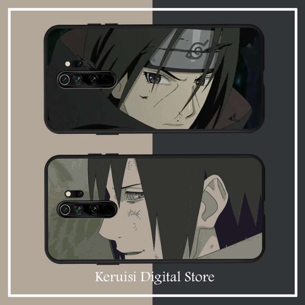 

bgrfnaruto yuzhibo sasuke weasel red rice note8 pro drop proof silicone mobile phone case opporeno2 / glory 20s ultra thin frosted soft c